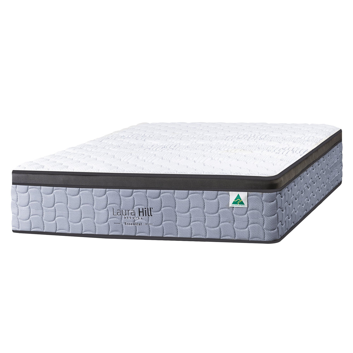 Laura Hill Essential King Mattress Australian Made 5-Zone Pocket Spring High-Density Foam Bed