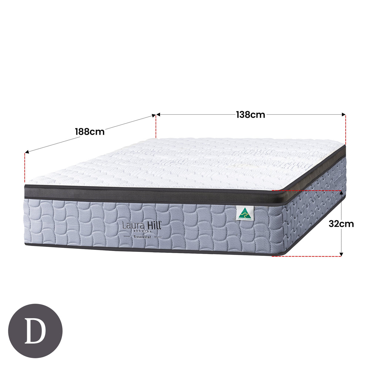 Laura Hill Essential Premium Australian Made Mattress