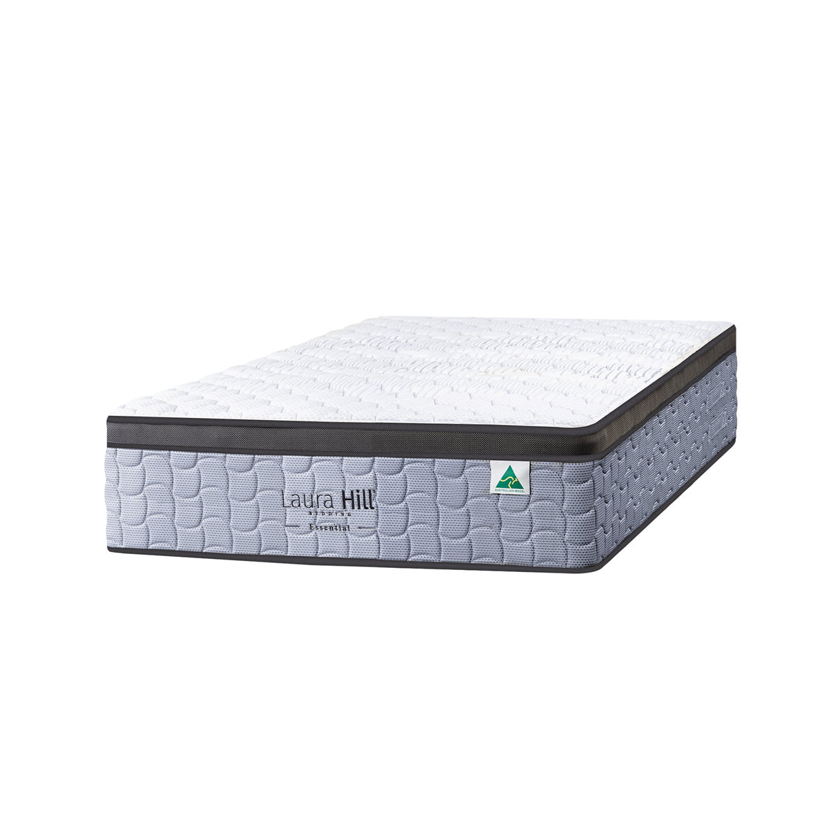Laura Hill Essential Single Mattress Australian Made 5-Zone Pocket Spring High-Density Foam Bed
