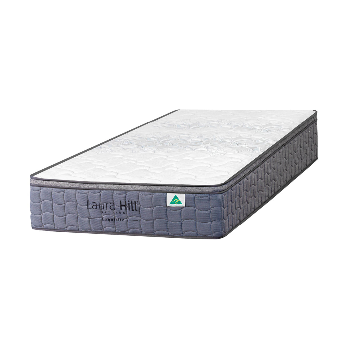 Laura Hill Exquisite King Single Mattress Australian Made 5-Zone Pocket Spring Medium Firm Bed Edge Support