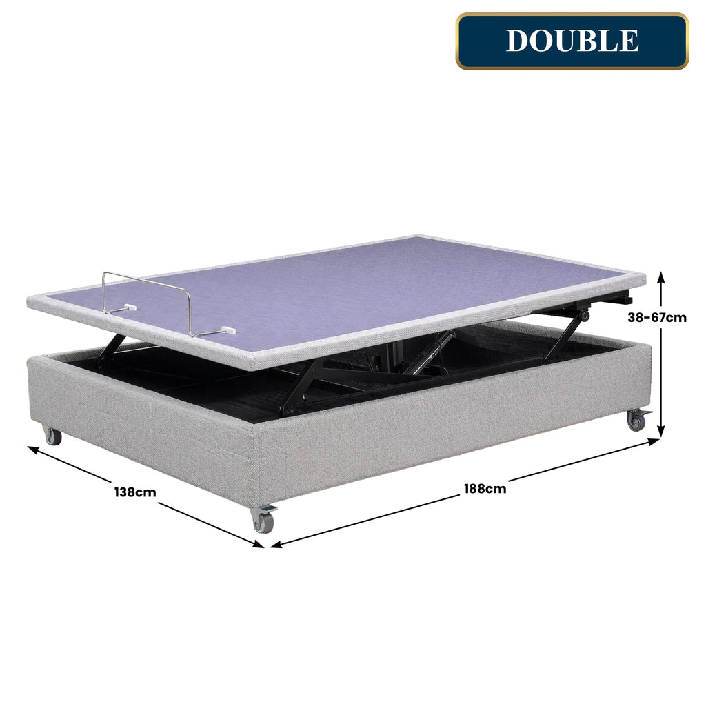 Sleep Australasia Therapedic Modulift Hospital Grade Double Electric Adjustable Bed Base with Massage & Wireless Remote