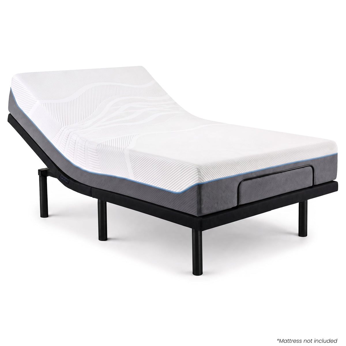 Therapedic Advance King Single Adjustable Bed Frame Base with Head Tilt, Massage, USB & Wireless Remote