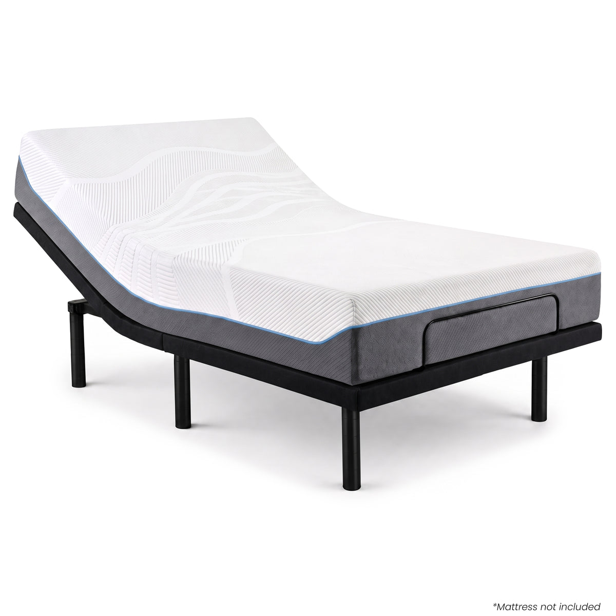 Therapedic Motion King Single Adjustable Bed Base Electric Motorised Frame with Wireless Remote & Preset