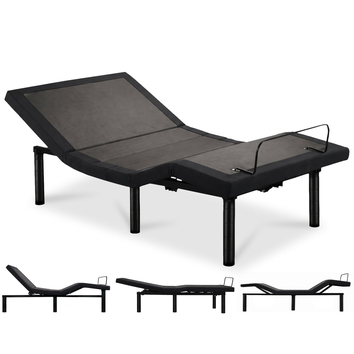 Therapedic Motion Long Single Adjustable Bed Base Electric Motorised Frame with Wireless Remote & Preset