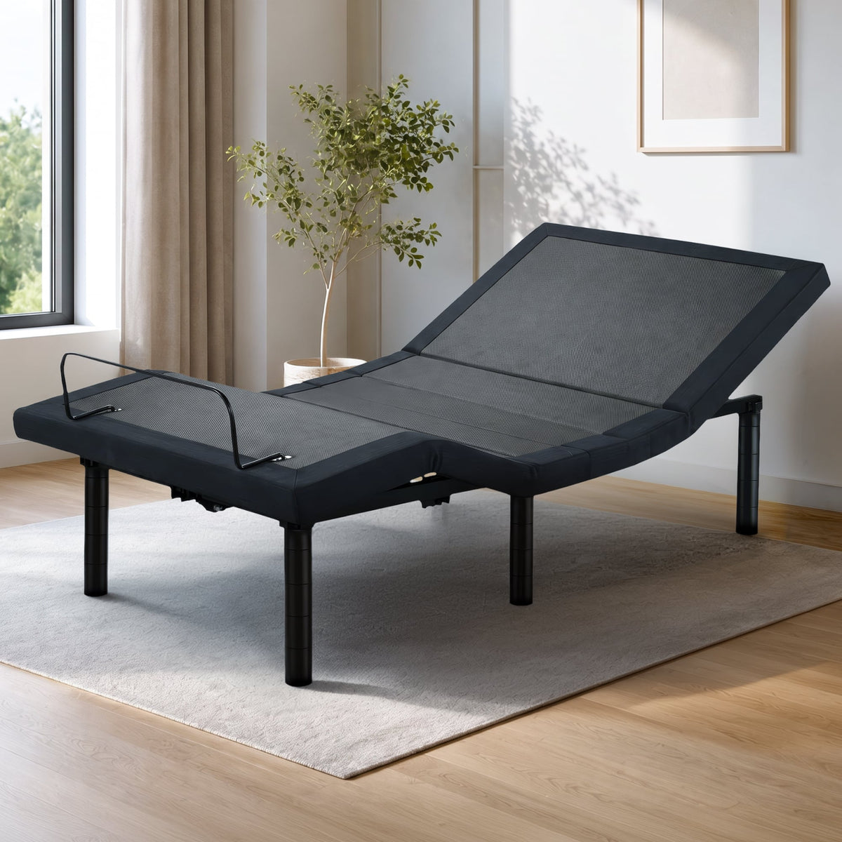 Therapedic Motion Long Single Adjustable Bed Base Electric Motorised Frame with Wireless Remote & Preset