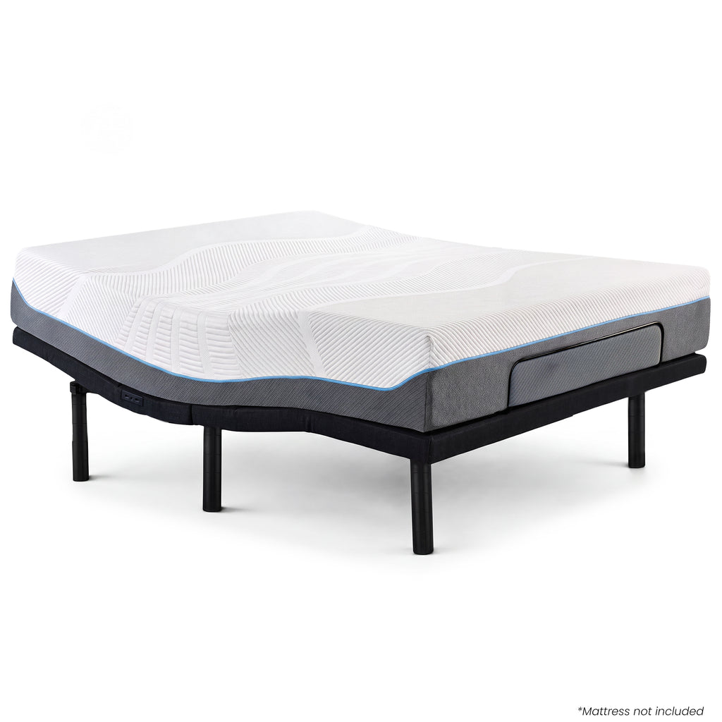 Therapedic Versa Electric Double Adjustable Bed Base Frame with Massage Dual Motor Zero Gravity & Wireless Remote