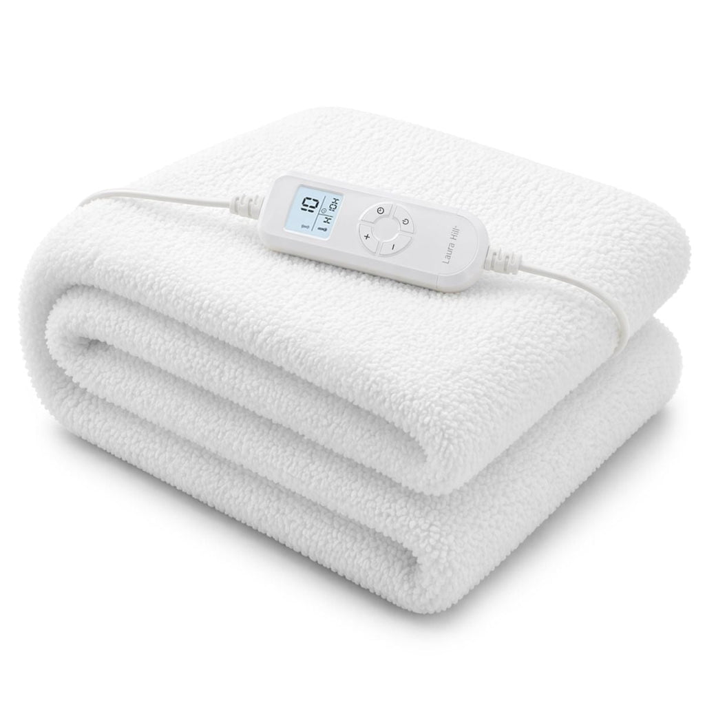 Laura Hill Heated Electric Blanket Fitted Fleece Underlay - Single