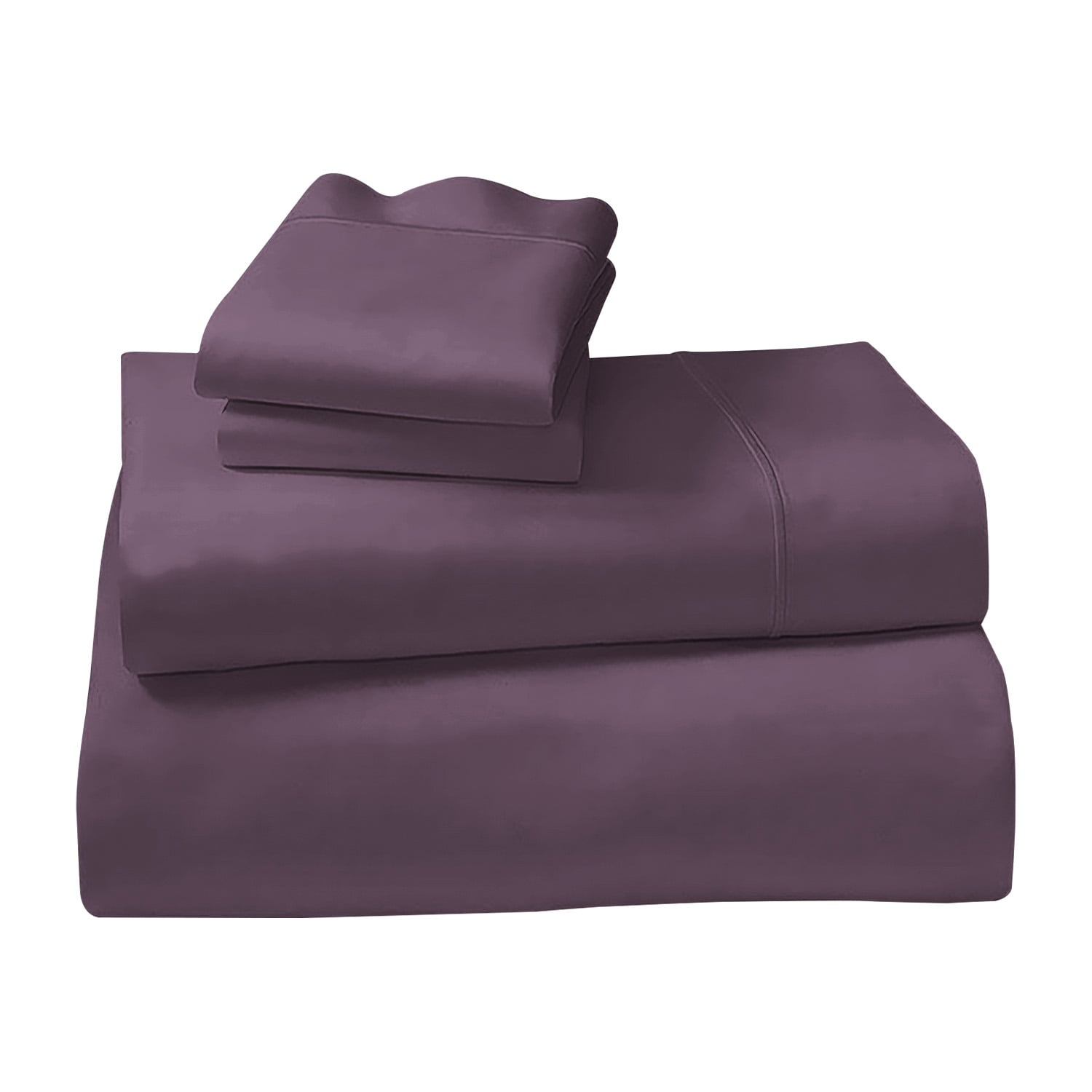 Laura Hill Luxury Living 4pc 1000 Thread Count Cotton Rich Queen Bed Sheet Set Gift Pack Lilac