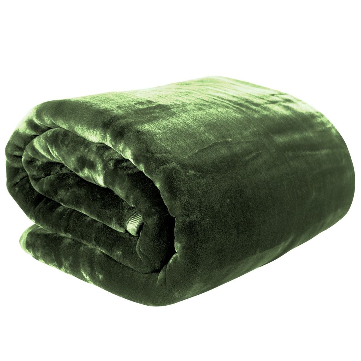 Laura Hill 600-GSM Mink Blanket Queen Size Double-Sided Soft Plush Bed Faux Throw Rug 220 X 240cm - Green