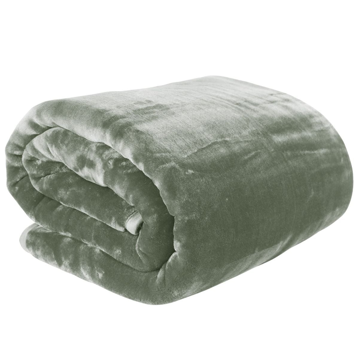 Laura Hill 600-GSM Mink Blanket Queen Size Double-Sided Soft Plush Bed Faux Throw Rug 220 X 240cm - Sage