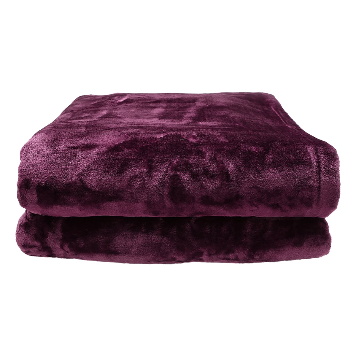 Laura Hill 800GSM Heavy Double-Sided Faux Mink Blanket - Purple