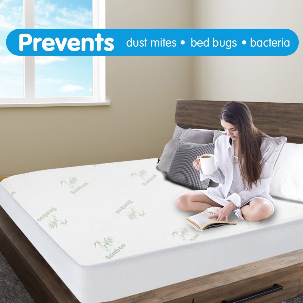 Laura Hill Fitted Bamboo Mattress Protector - King