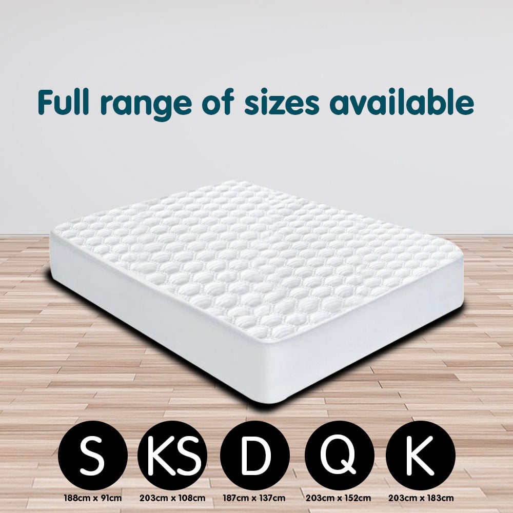 Laura Hill Fitted Cool Max Mattress Protector - Double