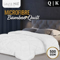 Laura Hill 500GSM Microfibre Bamboo Quilt Comforter Doona - King