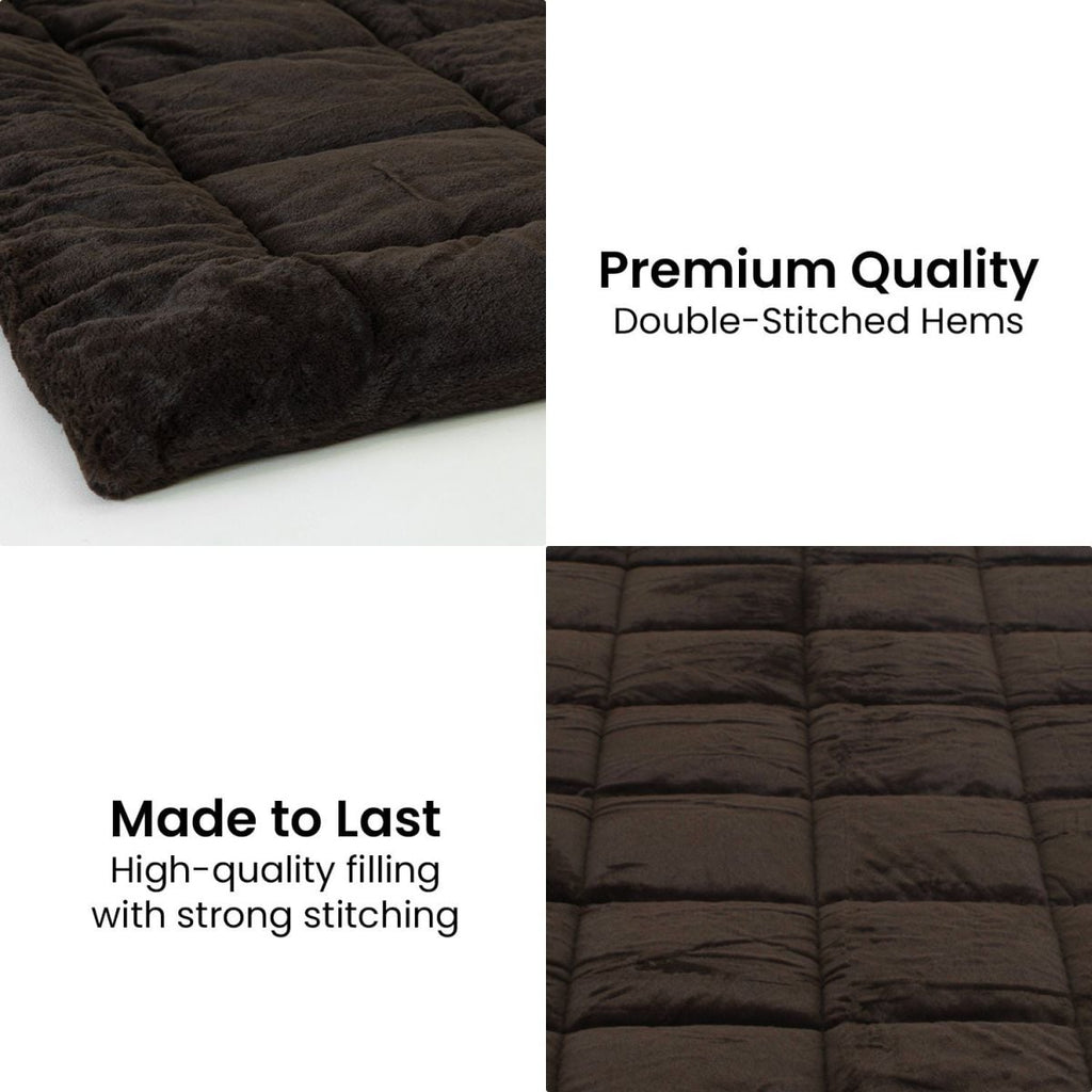 Laura Hill 800GSM Faux Mink Quilt Comforter Doona - Queen