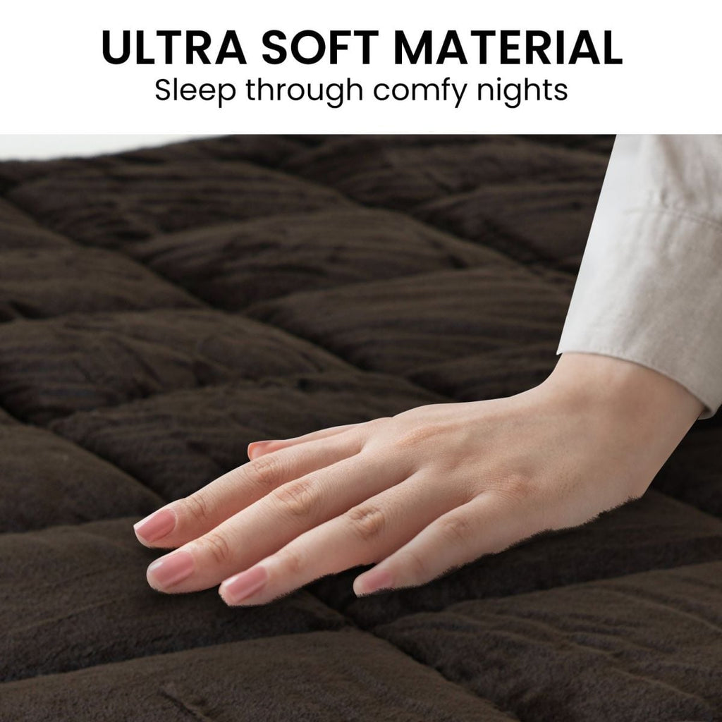 Laura Hill 800GSM Faux Mink Quilt Comforter Doona - Queen