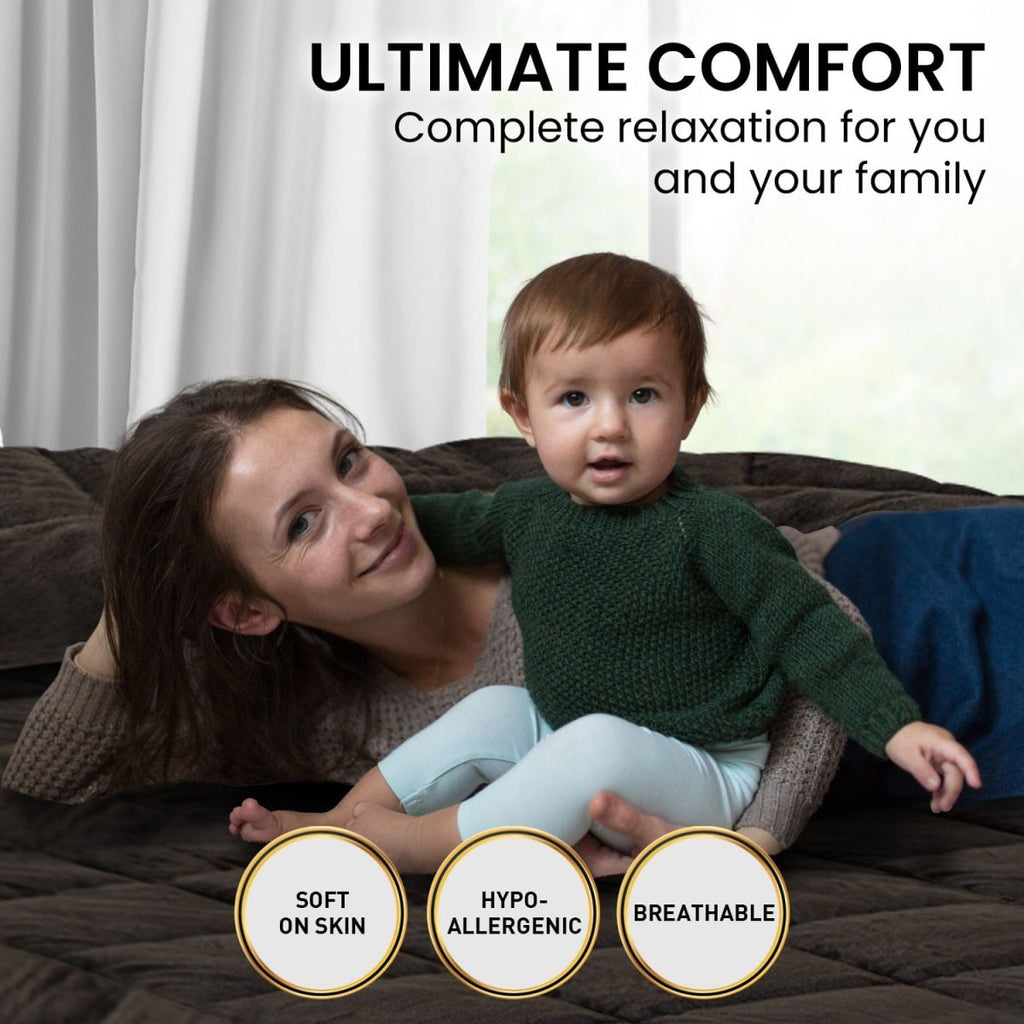 Laura Hill 800GSM Faux Mink Quilt Comforter Doona - King